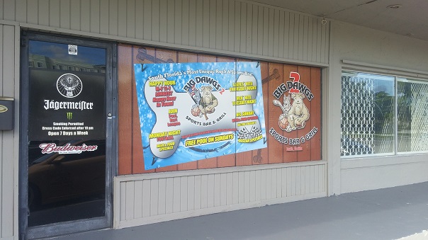 Store Front Commercial Wraps Davie