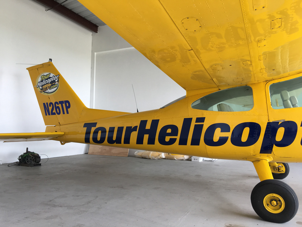 Airplane Vinyl Wrap Helicopter graphics Lettering Star Car Wraps