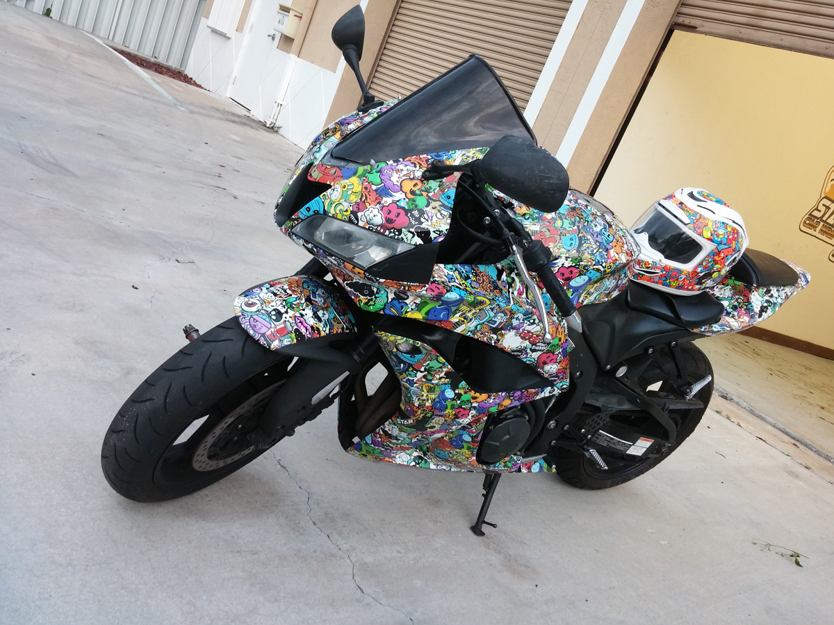 Bike Vinyl Wraps | Star Car Wraps | Dania Beach