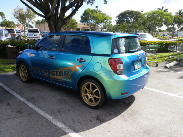 Custom Orafol Colorshift Embossed Car Wraps Davie