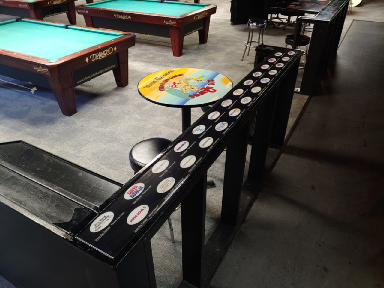 Bar table vinyl wraps Star Car Wraps South Florida Dania Beach