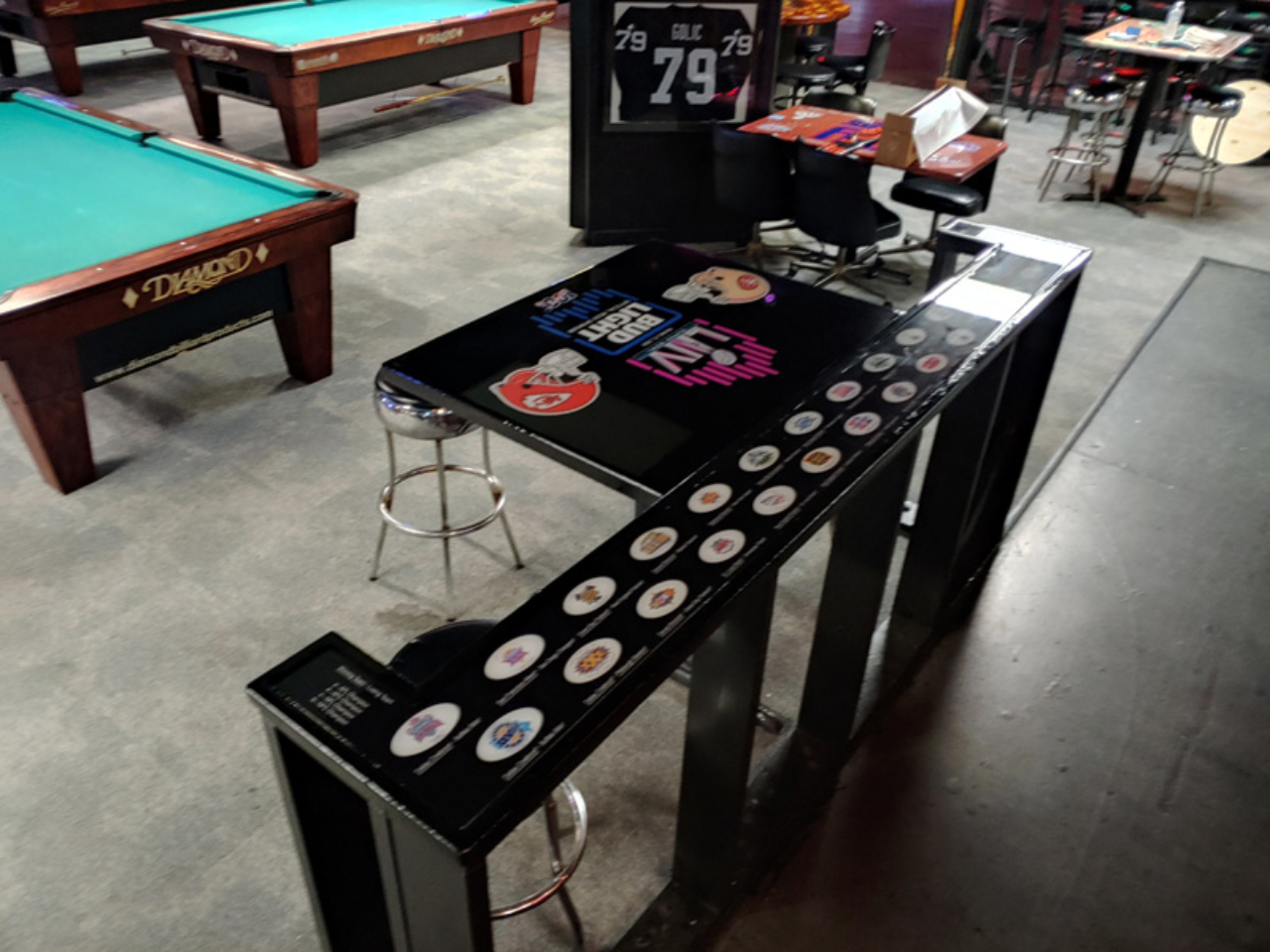 Bar table vinyl wraps Star Car Wraps South Florida Dania Beach