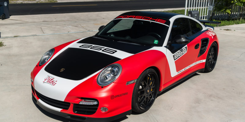 patois porsche custom star car wraps florida_1