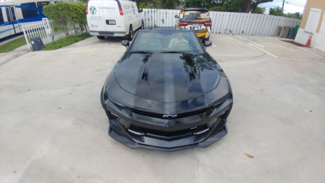 chevy camaro racing stripes star car wraps south florida dania beach