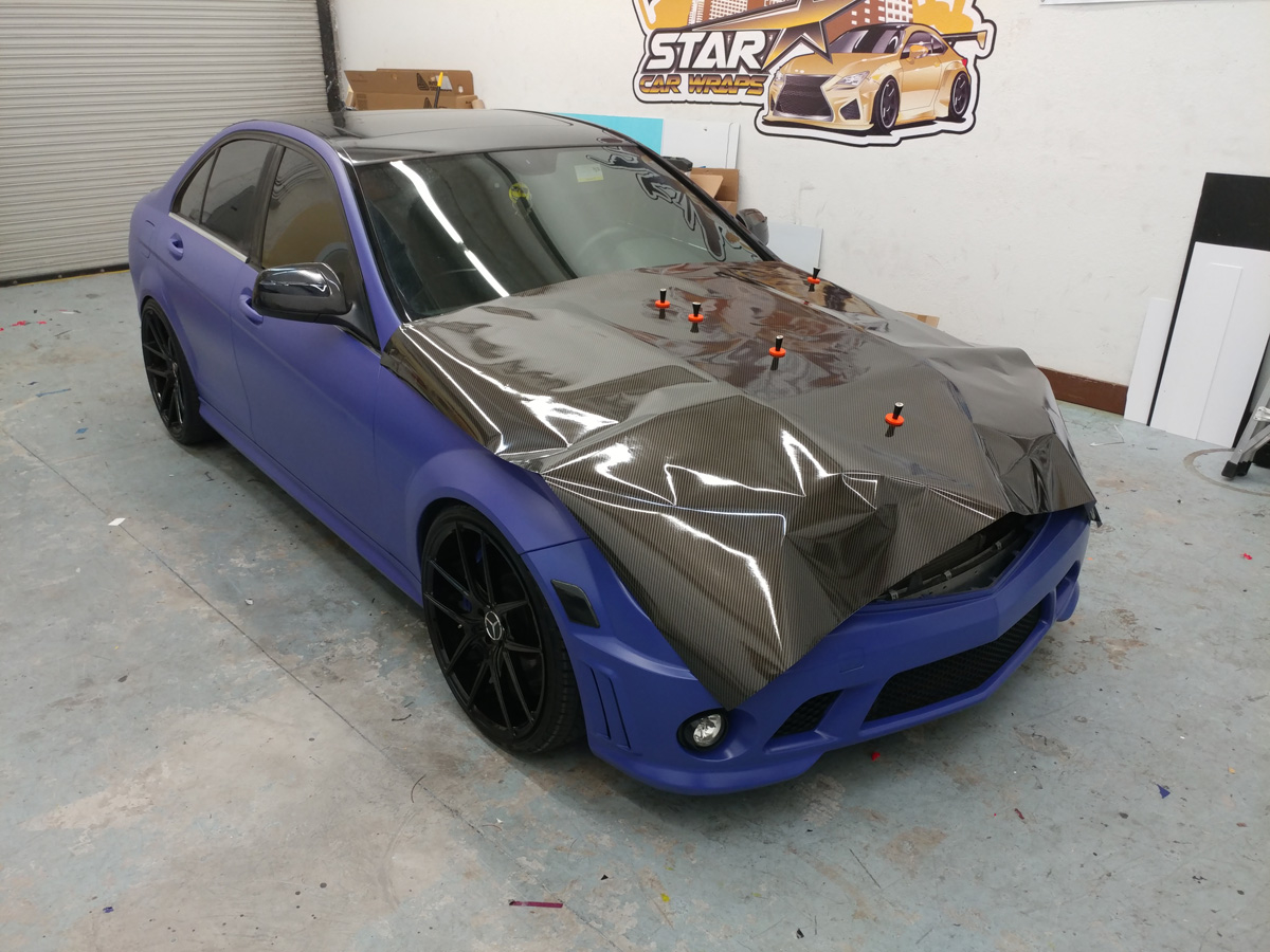 Best Printed Gloss Carbon Fiber Vinyl Wrap Star Car Wraps Dania