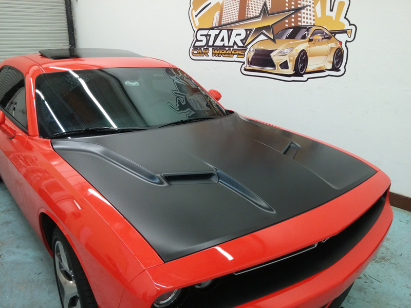 Gloss Black Roof Wrap Gloss Black Hood Wrap Satin Black Roof Wrap Satin Black Hood Wrap